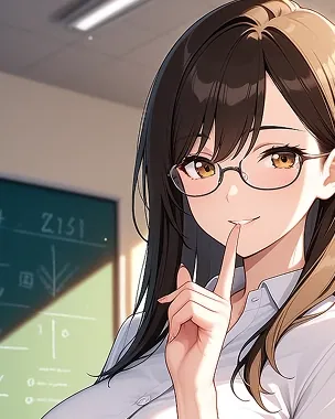 眼鏡をかけた大人のアニメキャラ、大学准教授